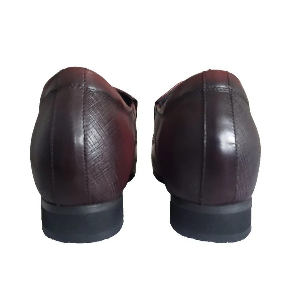 CALTO - Y5531 - 3 Inches Taller (Cordovan Dark Brown) - Lightweight Men's Sz 7.5